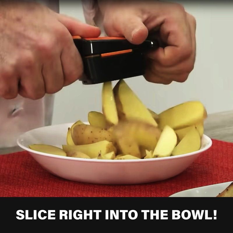 AsSeenOnTv Nutri Chopper 5 in 1 Handheld Kitchen Slicer & Reviews Wayfair